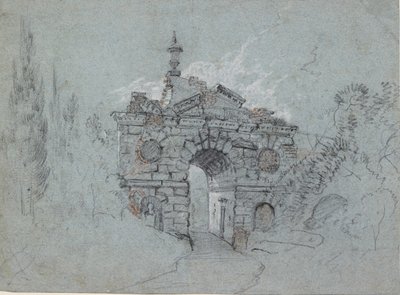 キューの廃墟のアーチ、1760年代 作： Richard Wilson
