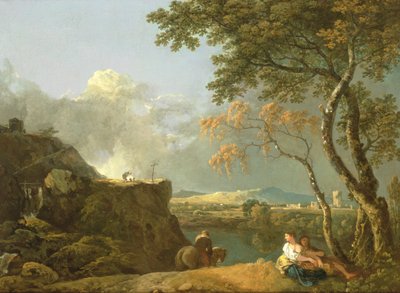 白い修道士（キャンバスに油彩） 作： Richard Wilson