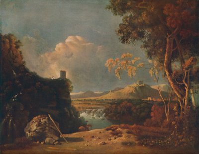 ホワイトモンク-IVイタリアの風景、ホワイトモンク、c1752 作： Richard Wilson
