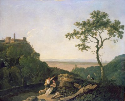 チボリの眺め（油彩・キャンバス） 作： Richard Wilson