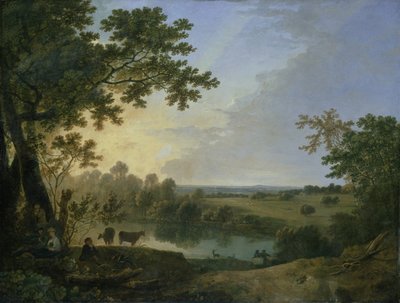 ウィンザー・グレート・パークの眺め、1760年代初期（油彩・キャンバス） 作： Richard Wilson