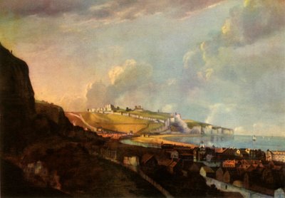 ドーバーの眺め、1747 年、1944 年。 作： Richard Wilson