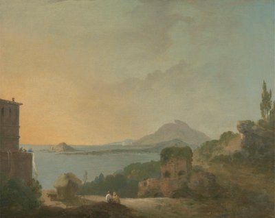 キケロの別荘とポッツオーリ湾 作： Richard Wilson