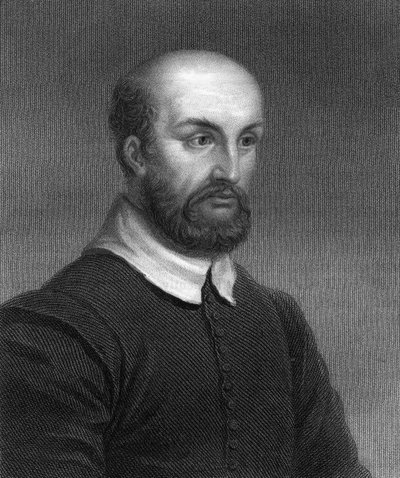 アンドレアパラディオ、16世紀のイタリア人建築家、1836年。 作： Richard Woodman