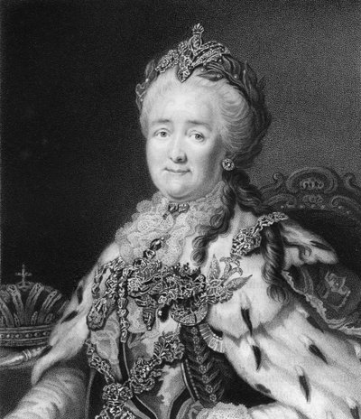 キャサリン大帝、1836年。 作： Richard Woodman