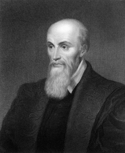 ミシェルドロスピタル、16世紀のフランスの政治家、1836年。 作： Richard Woodman