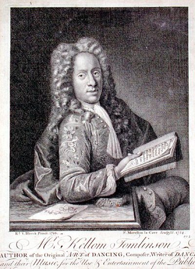 フランソワ・モレロン・ラ・カーヴ（fl.1731-54）が彫ったケロム・トムリンソン（c.1690-c.1753）の肖像 1754（エングレーヴィング） 作： Richard van (after) Bleeck