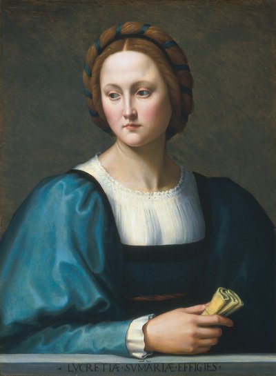 ルクレツィア・ソマリア、c。 1510年。 作： Ridolfo Ghirlandaio