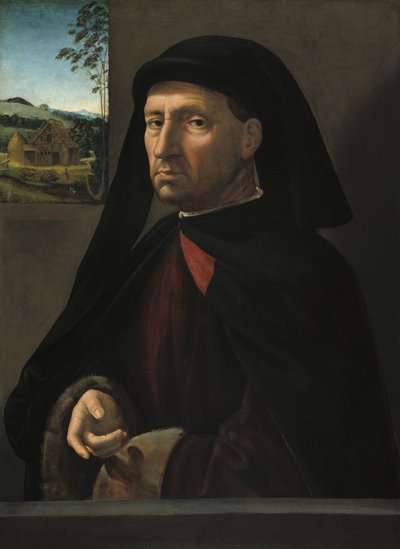 紳士の肖像、1505年頃 作： Ridolfo Ghirlandaio