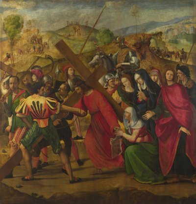 カルバリーへの行列、c。 1505 作： Ridolfo Ghirlandaio