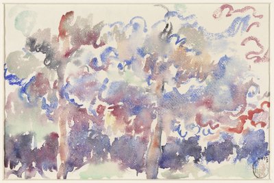 風景、Boitsfort、果樹の開花 作： Rik Wouters