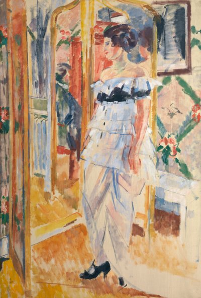 ジルー夫人の肖像、1912-13年頃（キャンバスに油彩） 作： Rik Wouters