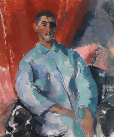 黒い眼帯をしたリック 作： Rik Wouters