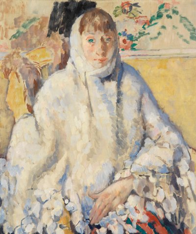 白いショールの病人 作： Rik Wouters
