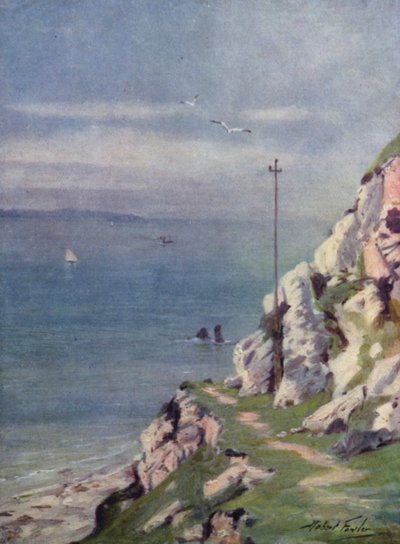 A Footpath on the Great Orme（カラーリトグラフ版 作： Robert (after) Fowler