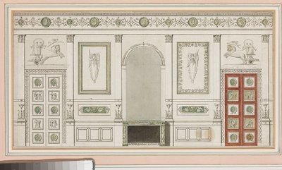 壁飾りのデザイン 作： Robert Adam