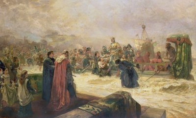 イギリスのヘンリー5世へようこそ 作： Robert Alexander Hillingford