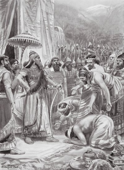 アスール・バニパル（リトグラフ）買い占め 作： Robert Ambrose Dudley