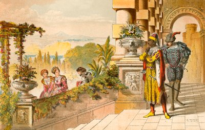カシオ。 「マダム、私は休暇を取ります」 作： Robert Ambrose Dudley