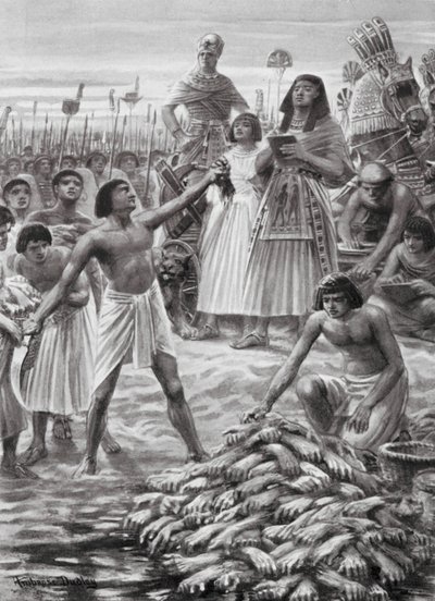 死者から切り取られた手を数える（リトグラフ） 作： Robert Ambrose Dudley