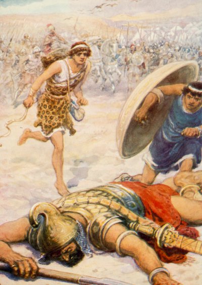 デビッドと巨人（カラーリソ） 作： Robert Ambrose Dudley