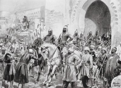 トルコ軍のバグダッド入城 作： Robert Ambrose Dudley