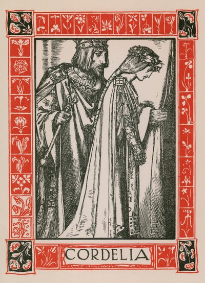 リア王コーデリア 作： Robert Anning Bell