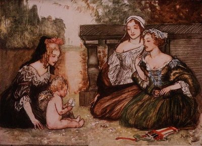 Cupid and my Campaspe play d at cards for Kisses, from Palgrave