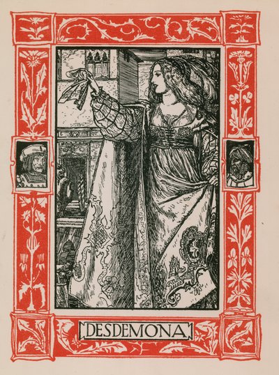 デスデモナ、オセロ 作： Robert Anning Bell