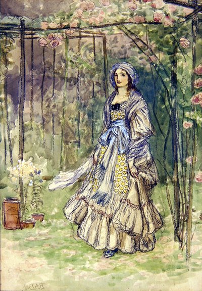 ディアペニア（水彩・紙） 作： Robert Anning Bell