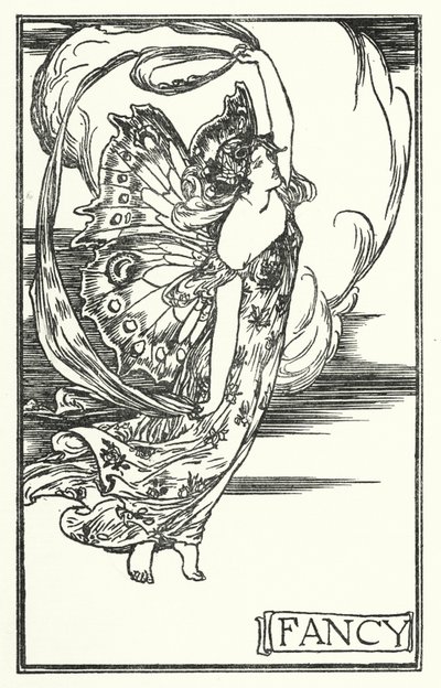 ジョン・キーツの詩のためのイラスト。ファンシー(リトグラフ) 作： Robert Anning Bell