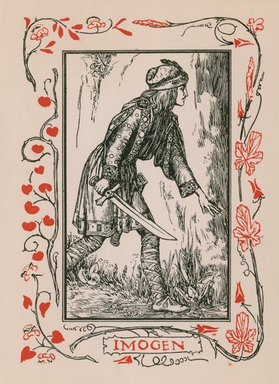 イモジェン、シンベリン 作： Robert Anning Bell