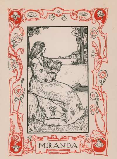 ミランダ、テンペスト 作： Robert Anning Bell