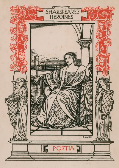 ヴェネツィアの商人、ポーシャ 作： Robert Anning Bell