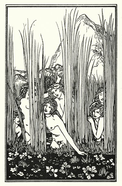 シェリー：パン讃歌（リトグラフ） 作： Robert Anning Bell
