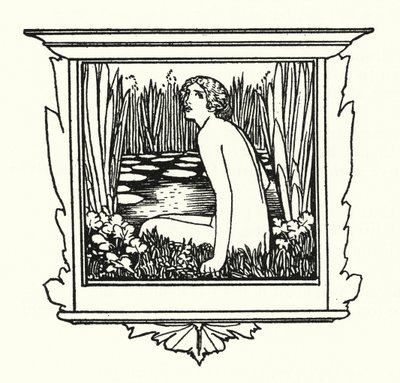 シェリー西風への頌歌（リトグラフ） 作： Robert Anning Bell