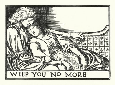 もう泣かないで（リトグラフ 作： Robert Anning Bell