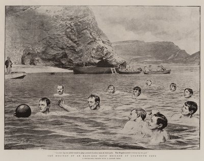 ラルワースコーブでのイーストエンド少年旅団の休日 作： Robert Barnes
