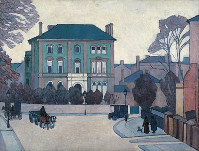 緑の家、セントジョンズウッド 作： Robert Polhill Bevan