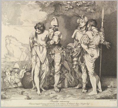 Banditti Returning、1780年11月9日。 作： Robert Blyth