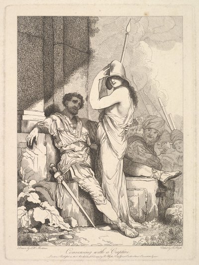 捕虜との会話、1779年11月15日。 作： Robert Blyth