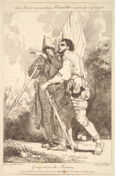 1779年11月15日、朝の外出。 作： Robert Blyth