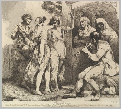 Rustick Dancers、1780年11月9日。 作： Robert Blyth
