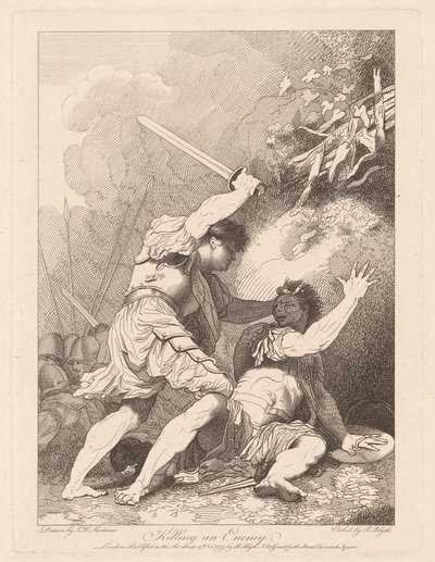 敵を倒す 作： Robert Blyth, after John Hamilton Mortimer