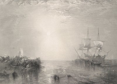 捕鯨船、1879-80。 作： Robert Brandard