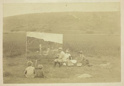 芸術家の息子、バレット・ブラウニング、1885～1889年頃。 作： Robert Browning