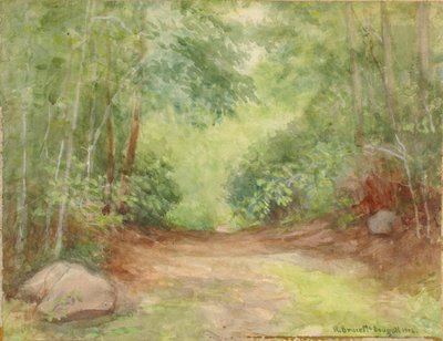 無題の森の情景、1902年。 作： Robert Bruce McDougall