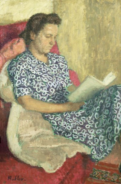 読書する女性の肖像 作： Robert Buhler