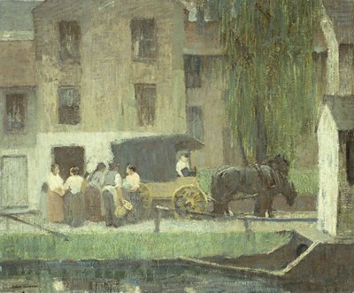 運河の行商人のカート、新しい希望 作： Robert C. Spencer