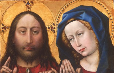 キリストと聖母 作： Robert Campin